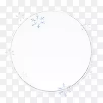 圆圈面积图案-白色圆圈彩绘雪花图案