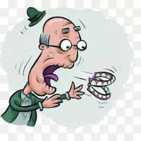 义齿种植牙病理学牙科-祖父的假体咳嗽蝇绘画