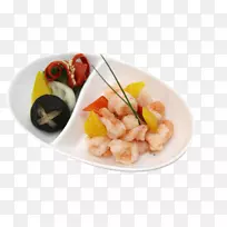 日式料理、料理、油炸对虾-长春龙井虾