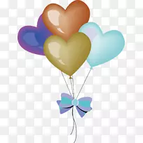婚礼邀请函气球礼品-气球PNG元素