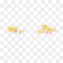花卉图案黄色花瓣墙纸-美丽的烟花材料