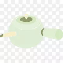 咖啡杯茶壶-绿茶