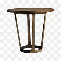 咖啡桌轮廓-几张桌子轮廓3D