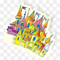 儿童节海报-卡通城堡短片