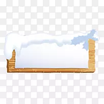 雪人剪贴画-雪牌
