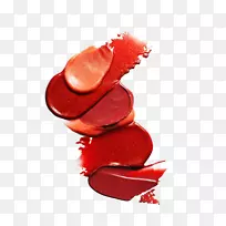 红色化妆品口红基础-口红系红橙色涂片检验