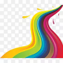 彩虹色欧式线-彩虹带