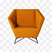 桌椅家具脚凳橙色沙发