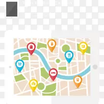 Unimark集团地理围栏营销地理定位业务图平面图