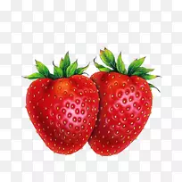 草莓酥饼拉制水果-草莓