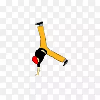 SWF adobe flash Player动画停止运动-街头舞蹈男孩