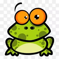 青蛙王子动画剪辑艺术-卡通青蛙素材