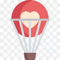 热气球图标-节日装饰气球元素