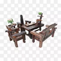 桌椅凳木复古椅