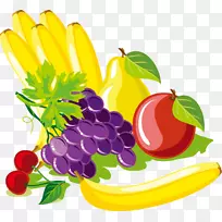 水果蔬菜食品插图-精美的水果和蔬菜