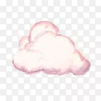 云彩水彩画手绘云彩