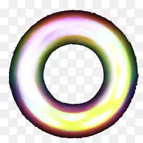 圆形紫色字体-旋转光效应