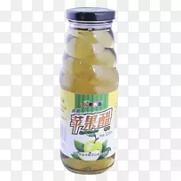 苹果醋玻璃透明半透明材料苹果醋透明玻璃瓶装材料