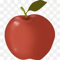 苹果梨食品剪贴画-新鲜苹果
