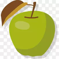 苹果曼扎纳·维德剪贴画-成熟的绿色苹果