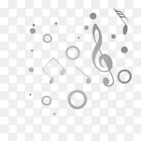 音符符号.音符和圆圈
