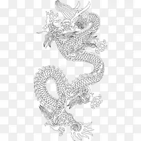 龙素描手绘龙