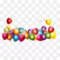气球摄影插图-彩色气球