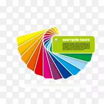 彩色图表CMYK色彩模型版税-免费音符，平面，彩色