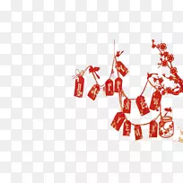 新年日狗壁纸-红包图案