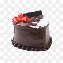 生日蛋糕巧克力蛋糕牛奶巧克力水果蛋糕