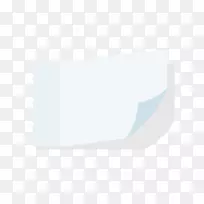 纸图标-笔记标签图标，白色折纸