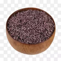 黑米谷类糙米五粒紫色粗饲料