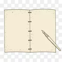 纸材料笔画笔书写白纸材料