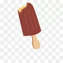 巧克力冰淇淋草莓冰淇淋卡通巧克力冰淇淋