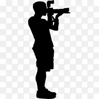 剪影摄影记者-远距镜头记者剪影