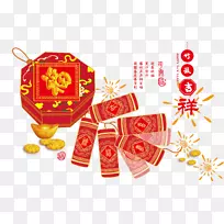 新年贺卡海报设计师-竹吉祥新年贺卡创意