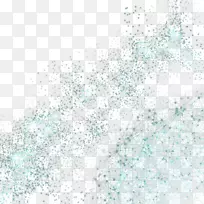 绿色绿松石图案-分子结构浮点线材料