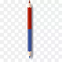 铅笔手绘双色铅笔