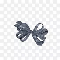 米妮鼠标免费内容黑色剪贴画-灰色丝绸蝴蝶结