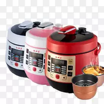 电饭煲压力烹饪电器-三个电饭煲的组合
