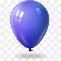 气球玩具图标-彩色气球