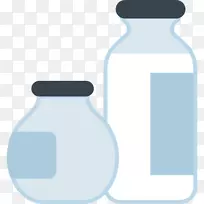 塑料瓶玻璃瓶-两瓶