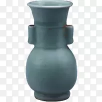 宋代陶瓷瓶红蓝瓶