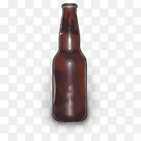 啤酒瓶，玻璃瓶，焦糖色，棕褐色瓶