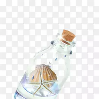 玻璃瓶透明半透明计算机文件漂移瓶