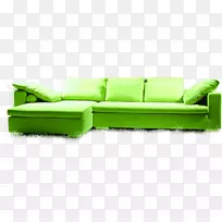 沙发床沙发海报-绿色沙发风格海报