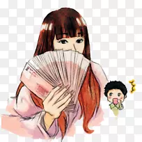 金融银行-拿着有钱女人的钱
