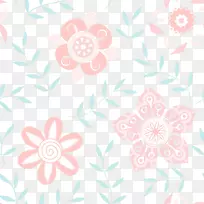 花瓣纺织花卉图案-清新美丽的花卉背景