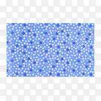纸蓝花壁纸-蓝色花卉织物图PNG