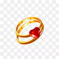 婚戒订婚戒指剪贴画卡通爱情珠宝广告